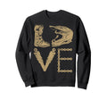 Love Dirt Bike Boots Helmet Sweatshirt - Minimalist Print Men Women - T-Shirt, Sweatshirt, Hoodie