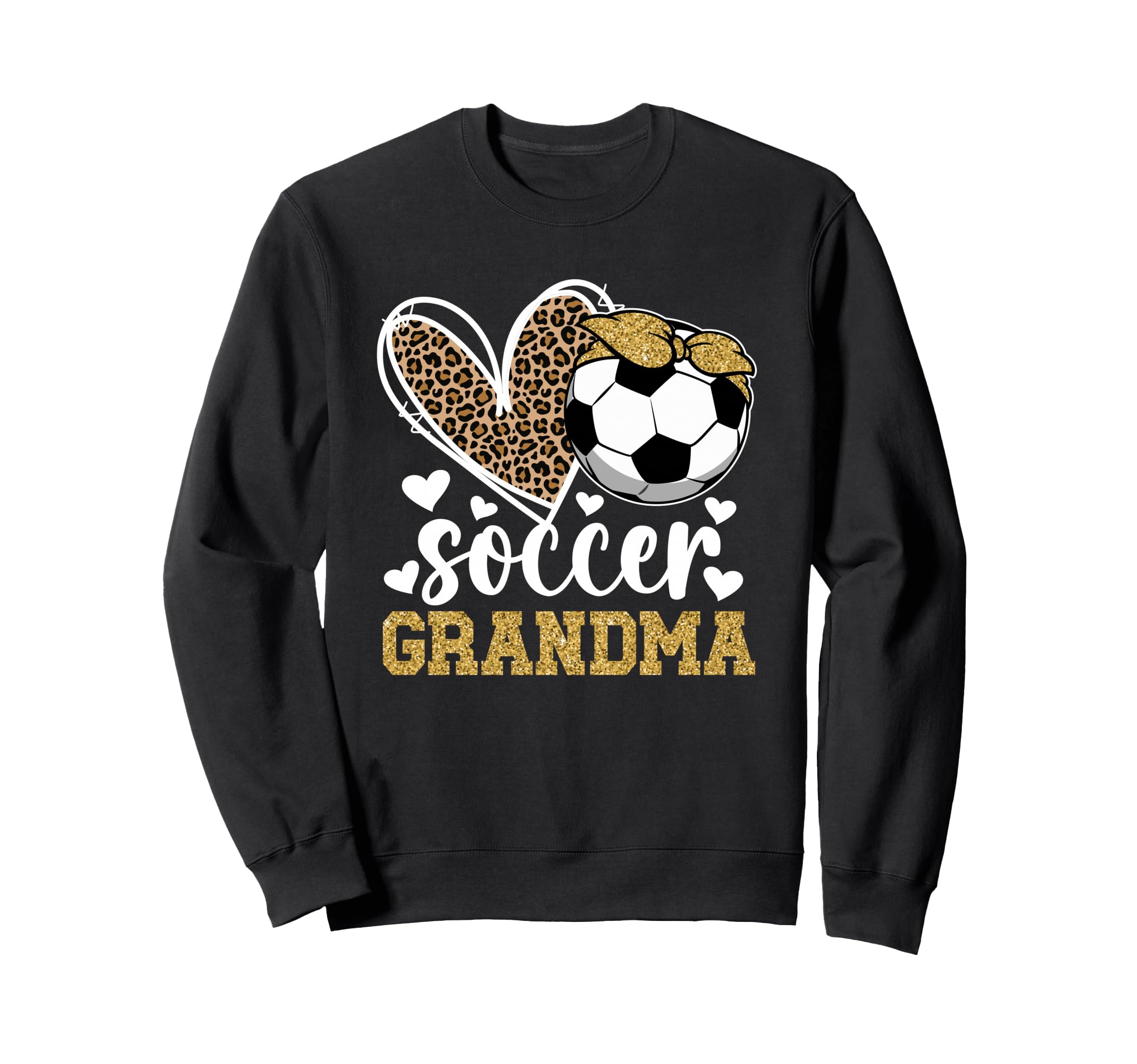 Soccer Grandma Heart Grandma Sweatshirt - Aesthetic Graphic for Adults - T-Shirt, Sweatshirt, Hoodie