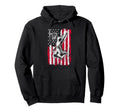 Us Flag Basketball Player Slam Dunk Fan Hoodie - Custom Art Print Unisex - T-Shirt, Sweatshirt, Hoodie