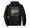 Best Bearded Beer Loving Dog Dad Cocker Hoodie - Graphic Print for Adults - T-Shirt, Sweatshirt, Hoodie