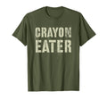 Funny Crayon Eater Proud Military Dad T-Shirt - Custom Art Print Men Women - T-Shirt, Sweatshirt, Hoodie