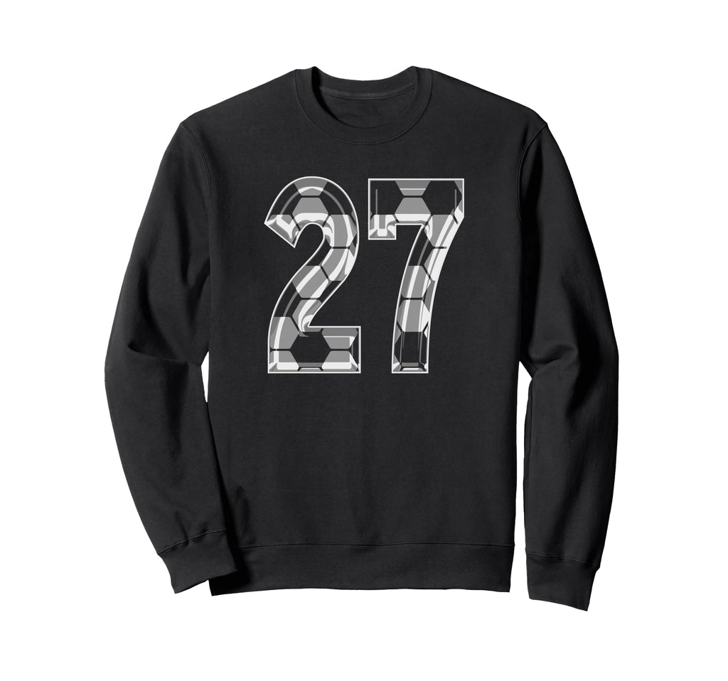 Soccer Number 27 Favorite Player Sweatshirt - Casual Everyday Wear Unisex - T-Shirt, Sweatshirt, Hoodie
