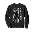 Baseball Us Camouflage Flag Sweatshirt - Minimalist Print for Adults - T-Shirt, Sweatshirt, Hoodie