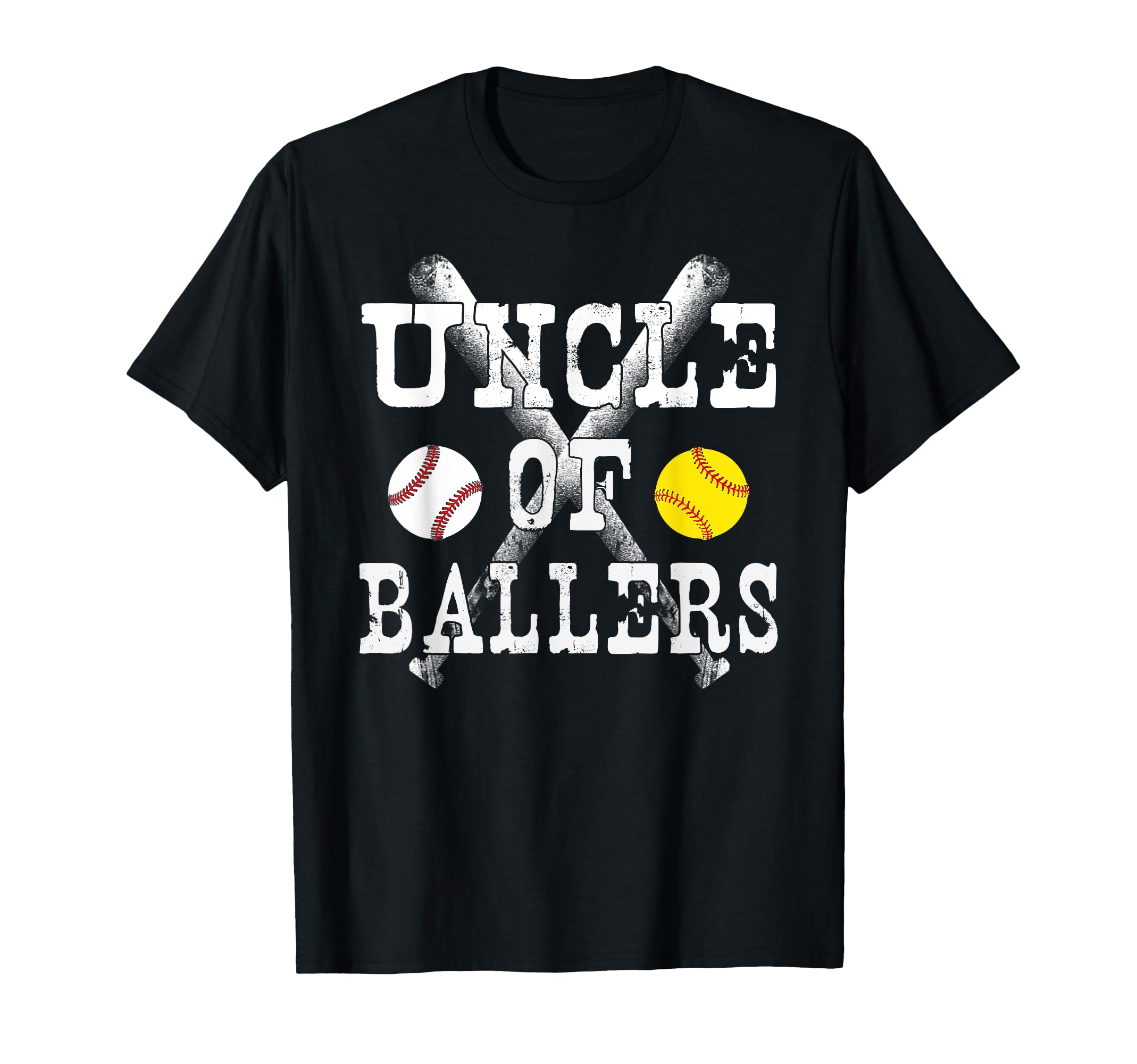 Uncle Ballers Funny Baseball Softball Lov T-Shirt - Novelty Apparel Unisex - T-Shirt, Sweatshirt, Hoodie