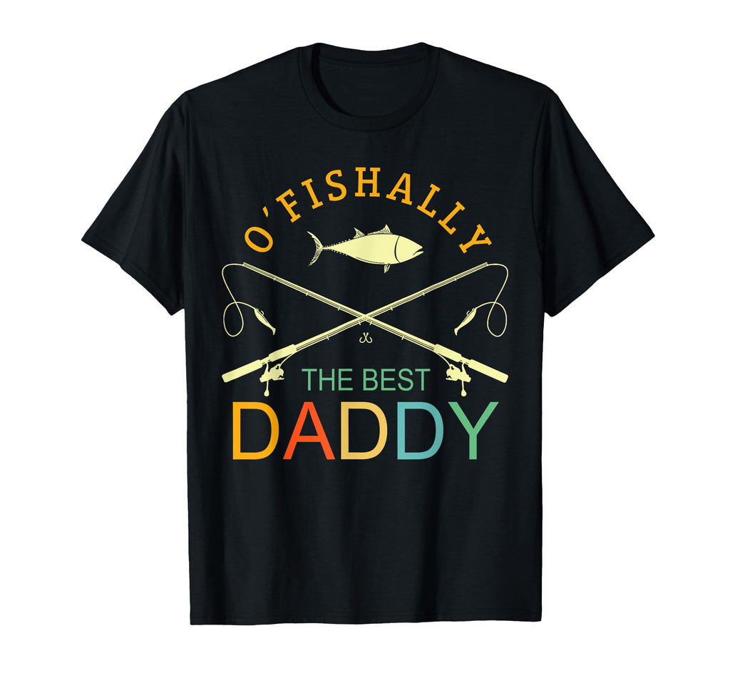 Ofishally Best Daddy Fishing Dad T-Shirt - Aesthetic Graphic for Adults - T-Shirt, Sweatshirt, Hoodie