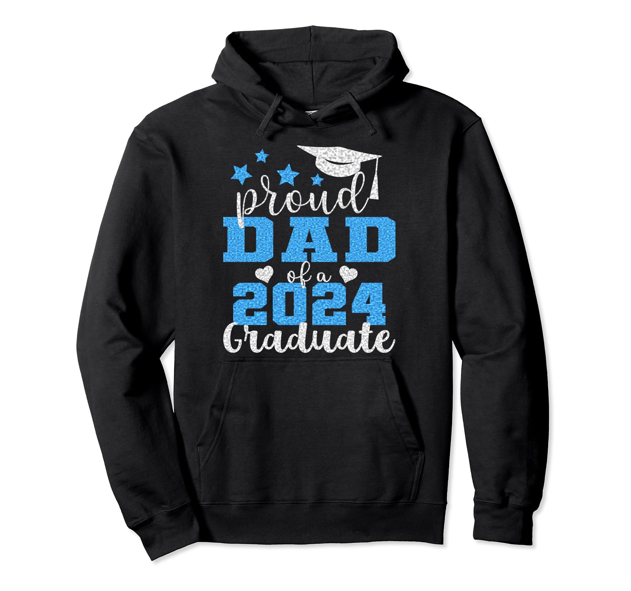 Super Proud Dad 2024 Graduate Awesome Hoodie - Aesthetic Graphic Men Women - T-Shirt, Sweatshirt, Hoodie