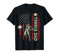 Fathers Day Tennis Dad American Us T-Shirt - Custom Art Print for Adults - T-Shirt, Sweatshirt, Hoodie