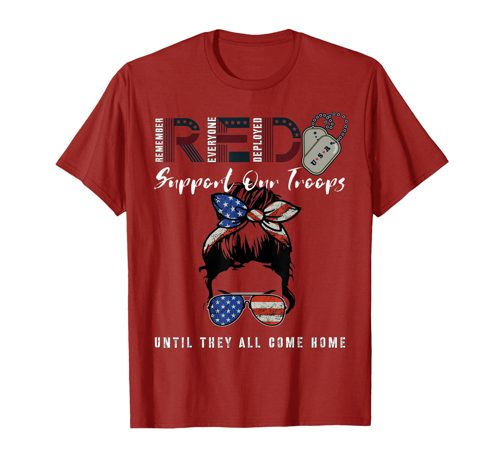 Friday We Wear Red Friday Military T-Shirt - Streetwear Style Men Women - T-Shirt, Sweatshirt, Hoodie