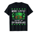 Saint Patricks Day Shamrock Shenanigans T-Shirt - Streetwear Style Unisex - T-Shirt, Sweatshirt, Hoodie