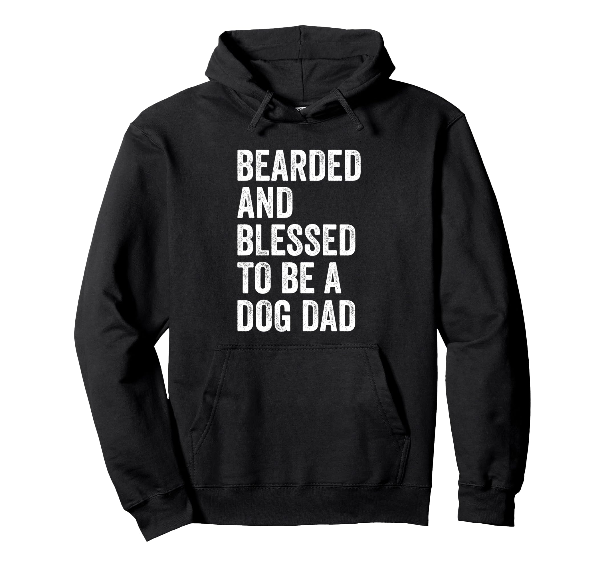 Bearded And Blessed Dog Lover Hoodie - Novelty Apparel Unisex - T-Shirt, Sweatshirt, Hoodie