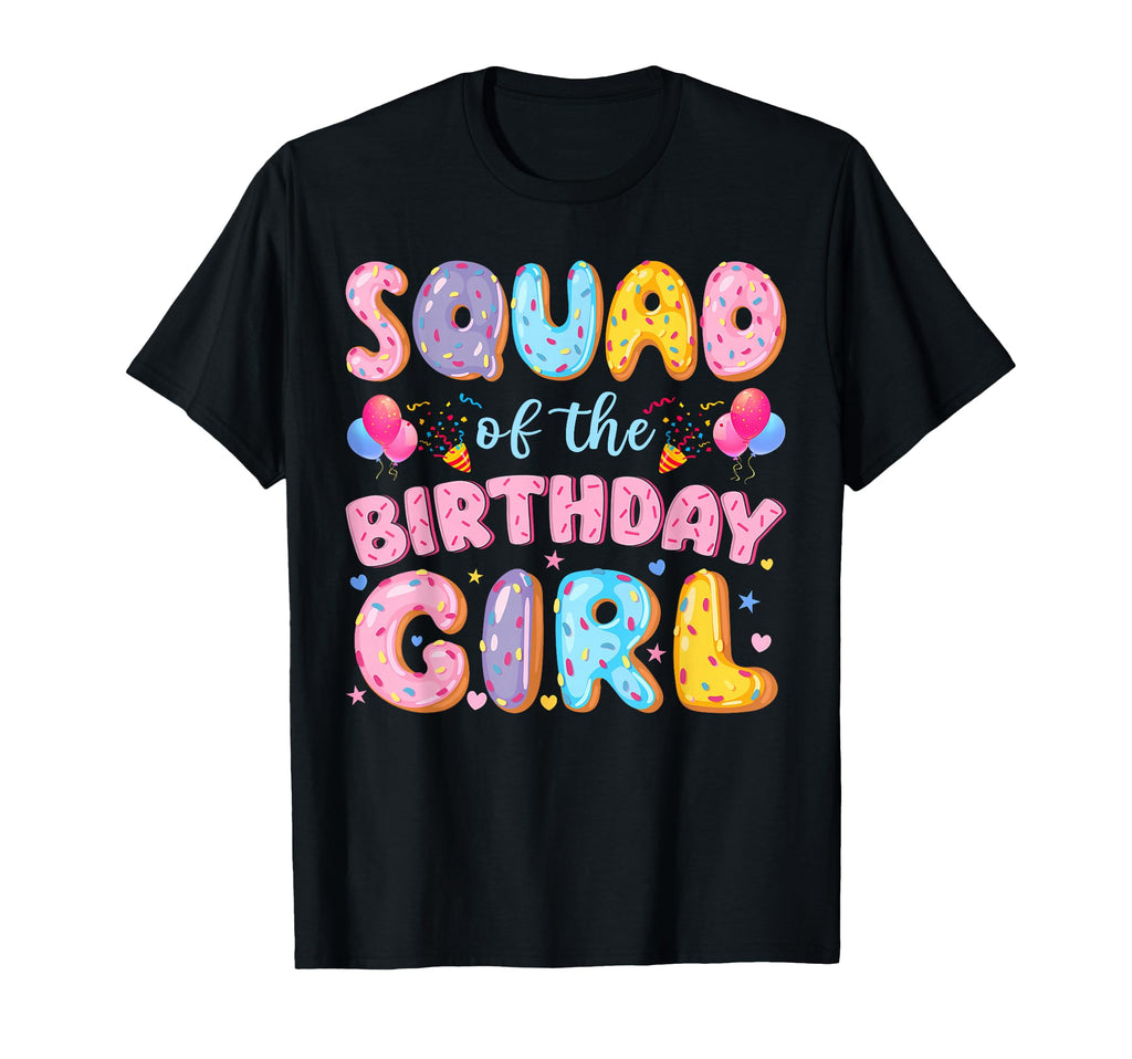 Squad Birthday Sweet Donut Birthday T-Shirt - Unique Graphic for Adults - T-Shirt, Sweatshirt, Hoodie