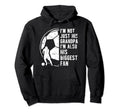 Biggest Fan Soccer Grandpa Soccer Player Hoodie - Trendy Graphic Men Women - T-Shirt, Sweatshirt, Hoodie