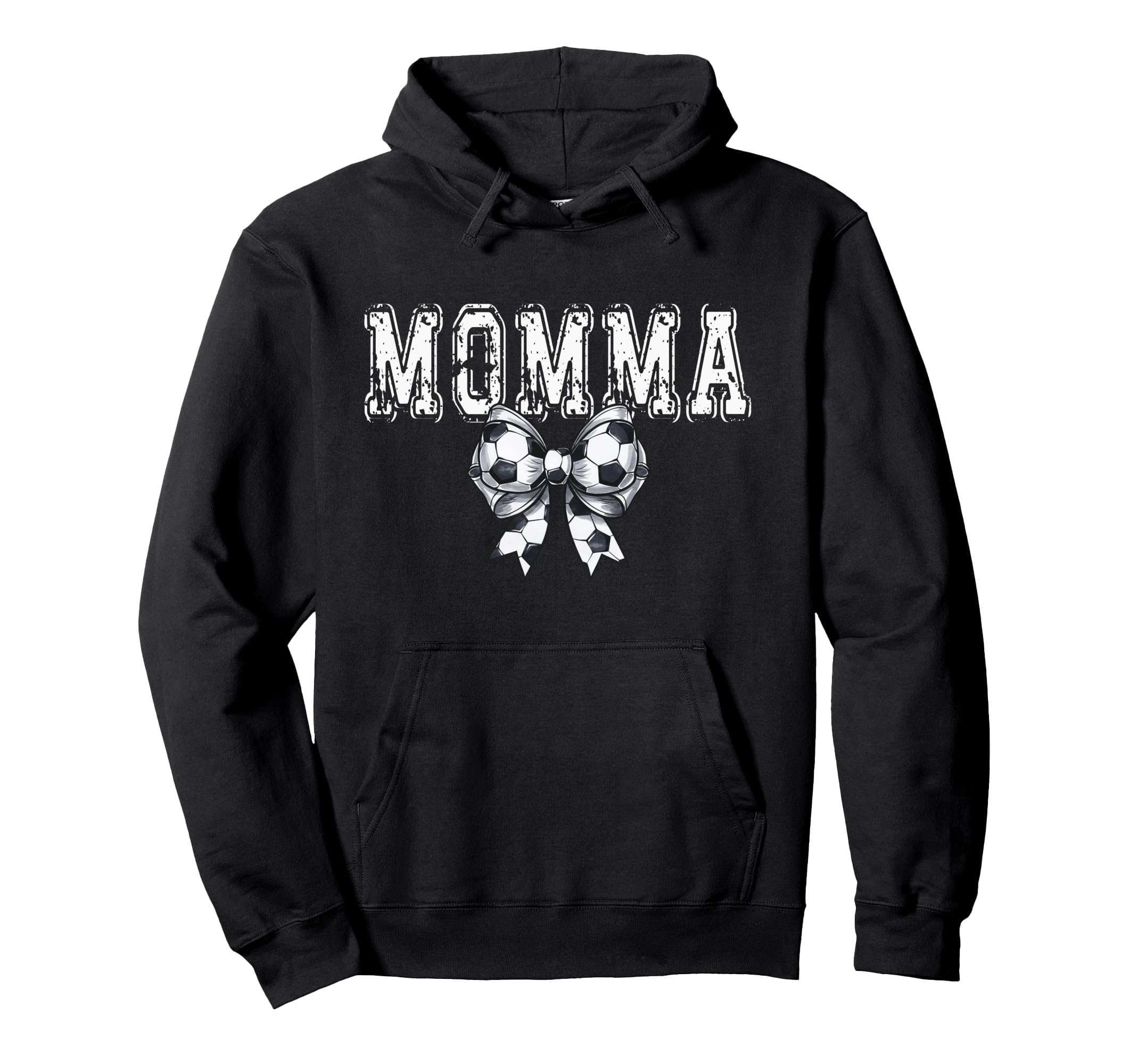 Coquette Soccer Momma Spirit Hoodie - Graphic Print Unisex - T-Shirt, Sweatshirt, Hoodie