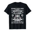 Behind Every Good Catcher Is Mom T-Shirt - Trendy Graphic Men Women - T-Shirt, Sweatshirt, Hoodie