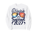 Cruise Squad 2027 Summer Vacation Sweatshirt - Minimalist Print Men Women - T-Shirt, Sweatshirt, Hoodie