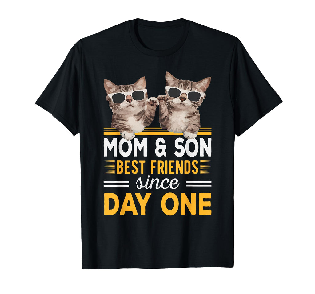 Mom And Son Best Friends Since Day T-Shirt - Fun Novelty Design Men Women - T-Shirt, Sweatshirt, Hoodie