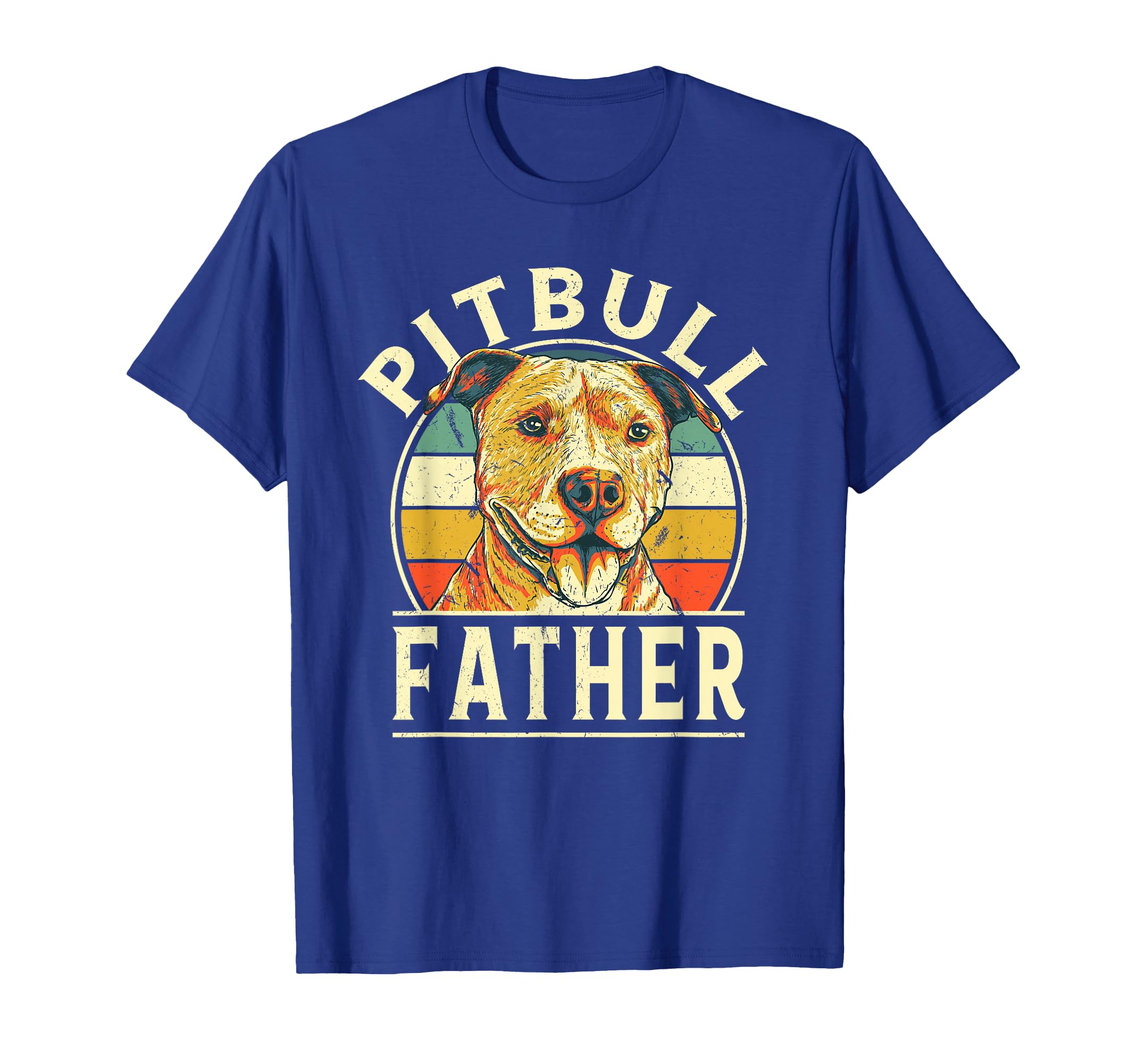 Pitbull Father Dad Daddy Dog Breed T-Shirt - Fun Novelty Design for Adults - T-Shirt, Sweatshirt, Hoodie