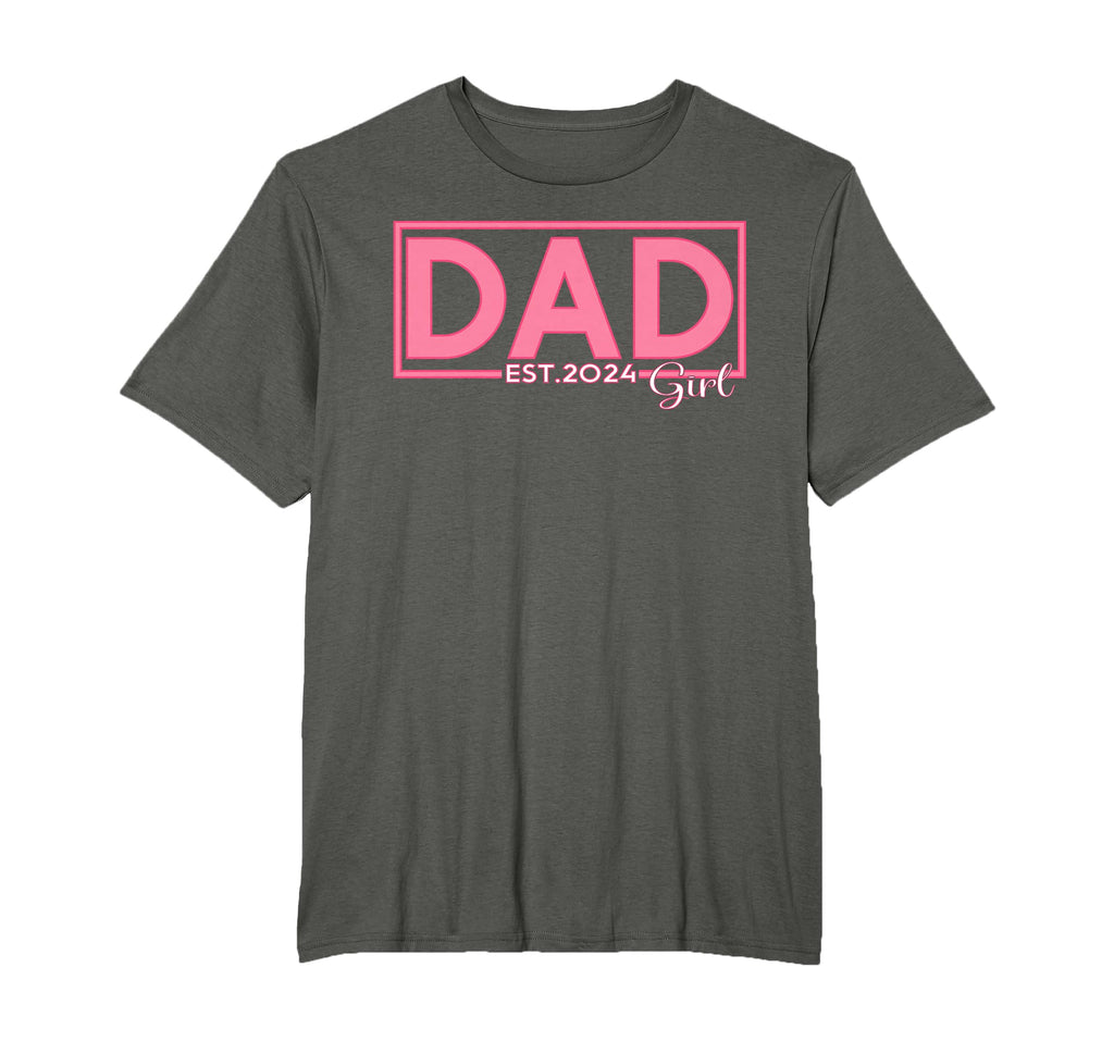 Dad Est 2024 New Father Dad Established T-Shirt - Custom Art Print Unisex - T-Shirt, Sweatshirt, Hoodie