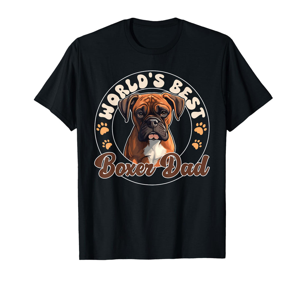 Boxer Dog Groovy Worlds Best Boxer T-Shirt - Fun Novelty Design Men Women - T-Shirt, Sweatshirt, Hoodie