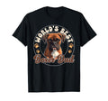 Boxer Dog Groovy Worlds Best Boxer T-Shirt - Fun Novelty Design Men Women - T-Shirt, Sweatshirt, Hoodie
