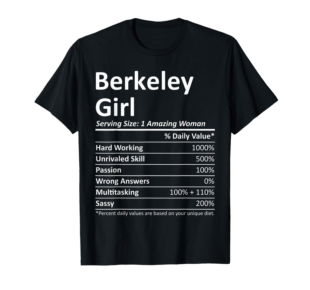 Berkeley Ca California Funny City T-Shirt - Novelty Apparel for Adults - T-Shirt, Sweatshirt, Hoodie