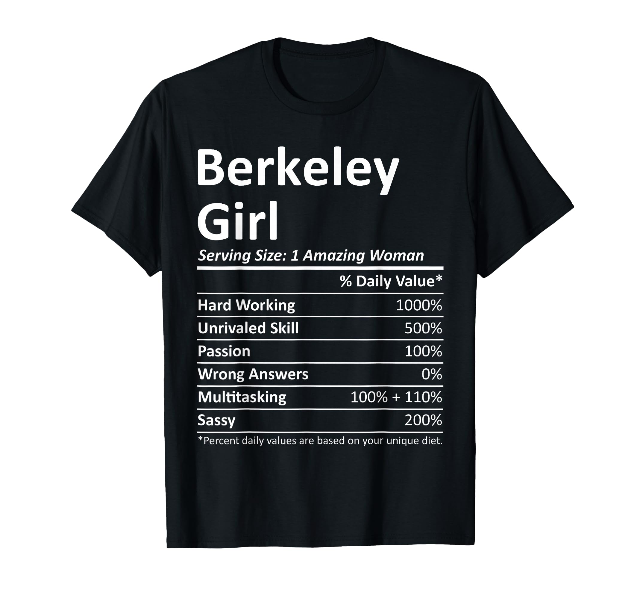 Berkeley Ca California Funny City T-Shirt - Novelty Apparel for Adults - T-Shirt, Sweatshirt, Hoodie