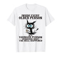 Cat Inside Every Older Person Is T-Shirt - Custom Art Print Men Women - T-Shirt, Sweatshirt, Hoodie