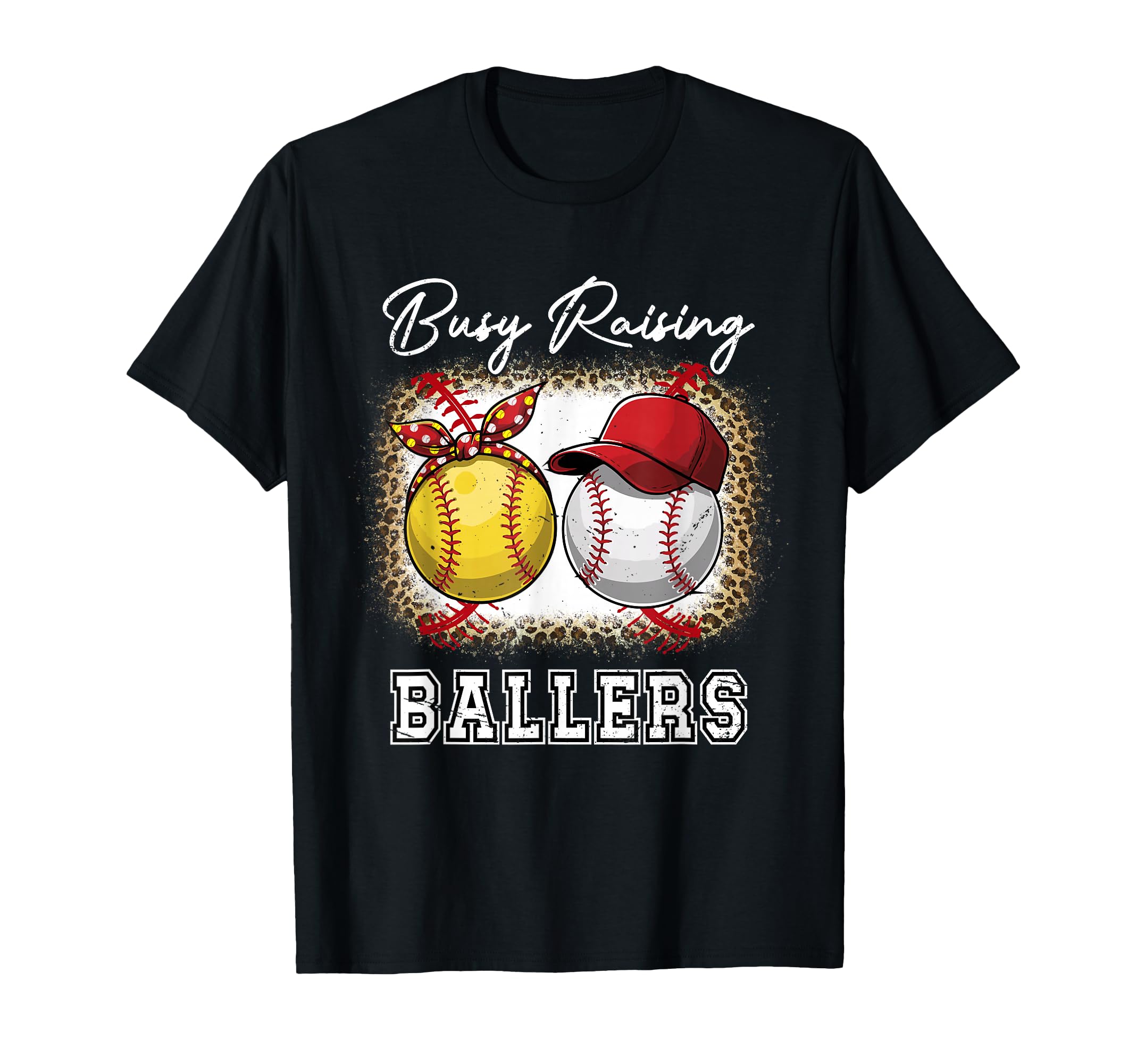 Busy Raising Ballers Baseball T-Shirt - Custom Art Print Men Women - T-Shirt, Sweatshirt, Hoodie