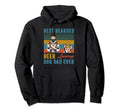 Best Bearded Beer Loving Dog Dad Ever Hoodie - Novelty Apparel for Adults - T-Shirt, Sweatshirt, Hoodie