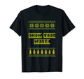 Snow Your Worth Dad Jokes Punchline T-Shirt - Unique Graphic for Adults - T-Shirt, Sweatshirt, Hoodie