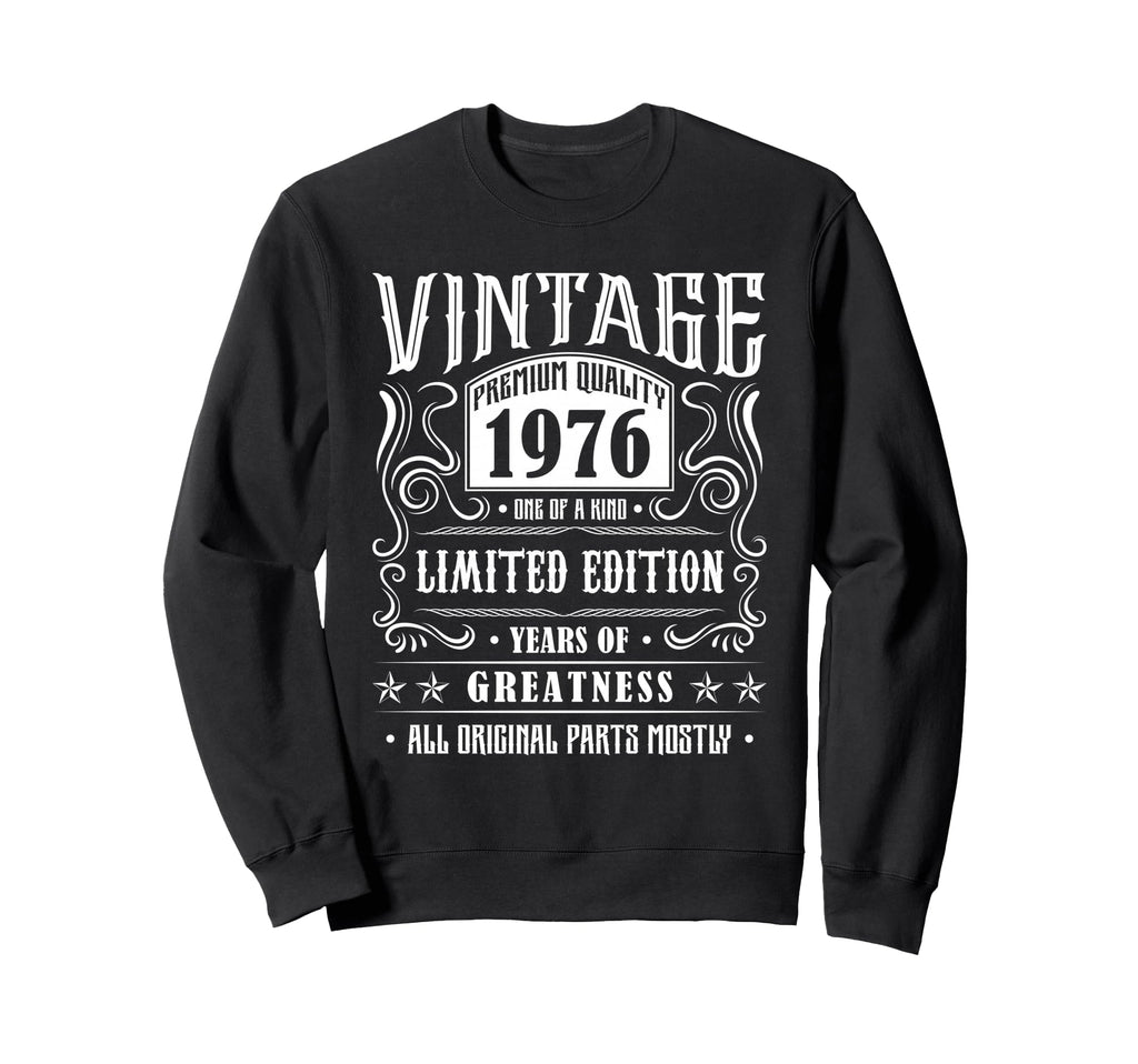1976 T Shirts Funny 50Th Birthday Sweatshirt - Novelty Apparel Unisex - T-Shirt, Sweatshirt, Hoodie
