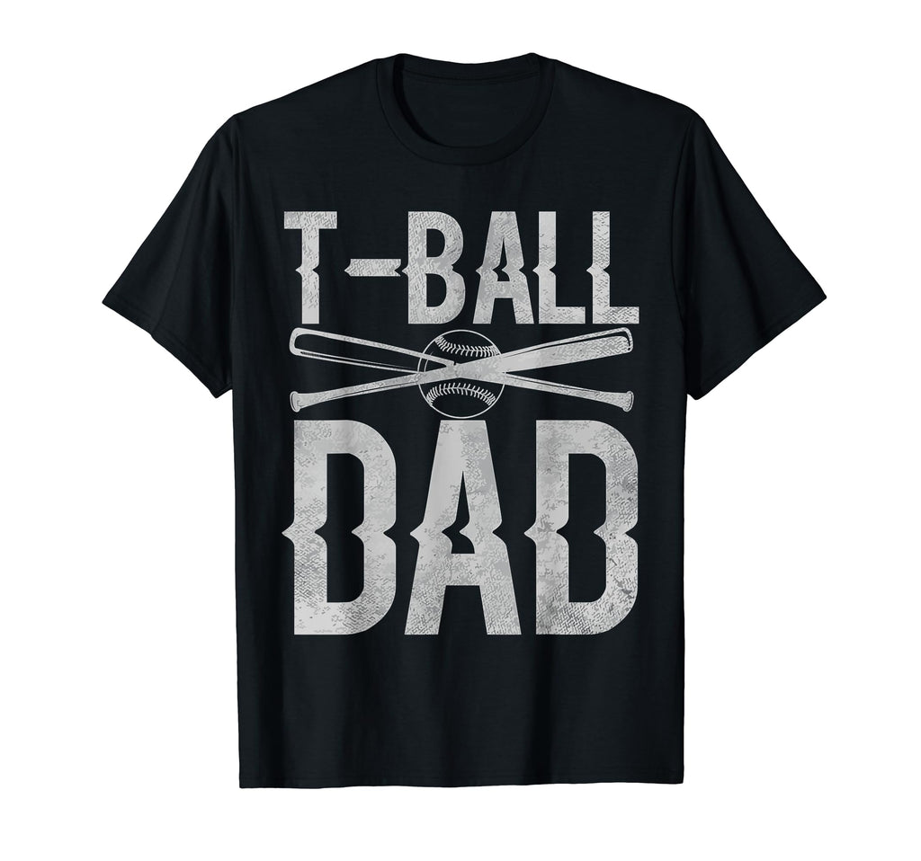 T Ball Dad Teeball Fathers Day T-Shirt - Minimalist Print for Adults - T-Shirt, Sweatshirt, Hoodie