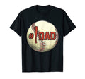 1 Dad Baseball Number One Daddy Son T-Shirt - Novelty Apparel for Adults - T-Shirt, Sweatshirt, Hoodie