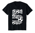Soccer 5Th Birthday 5 Years T-Shirt - Trendy Graphic Men Women - T-Shirt, Sweatshirt, Hoodie
