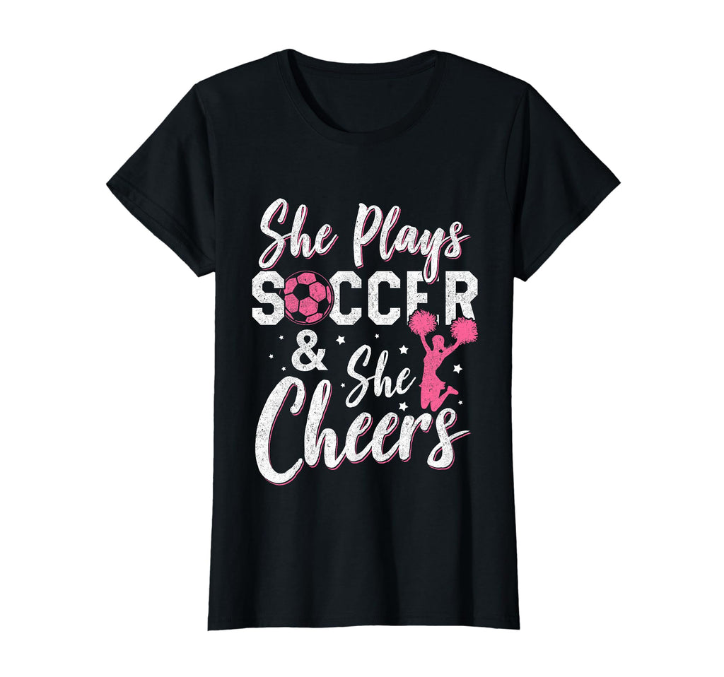 Funny Soccer Cheer Mom Cheerleader T-Shirt - Aesthetic Graphic Men Women - T-Shirt, Sweatshirt, Hoodie
