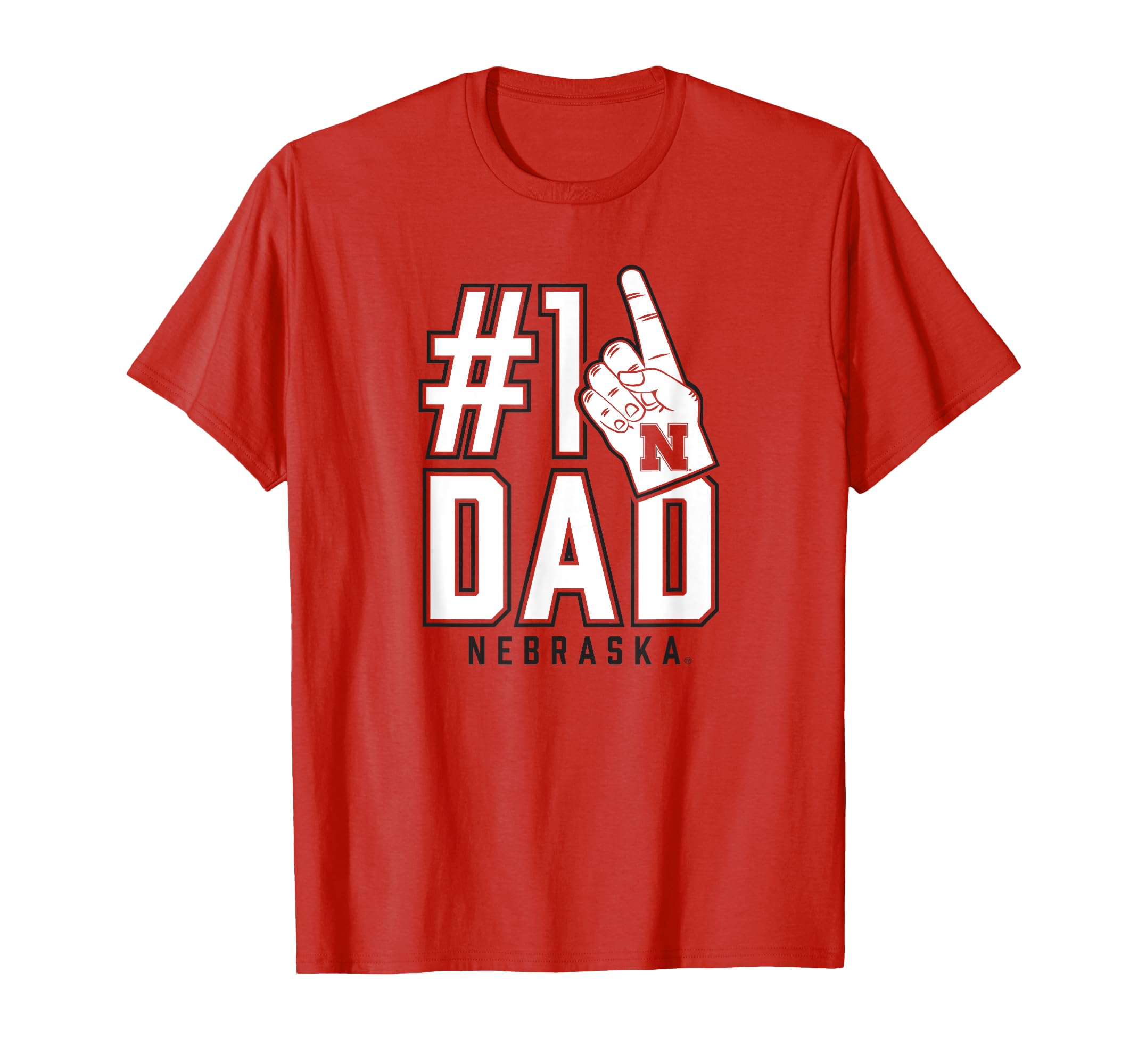 University Nebraska Cornhuskers 1 Dad T-Shirt - Custom Art Print Men Women - T-Shirt, Sweatshirt, Hoodie