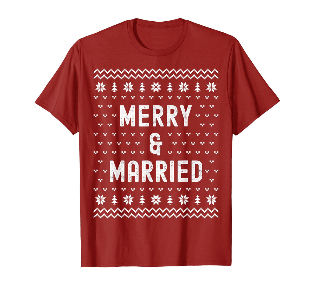 Merry Married Matching Couples First As Mr T-Shirt - Unique Graphic Unisex - T-Shirt, Sweatshirt, Hoodie
