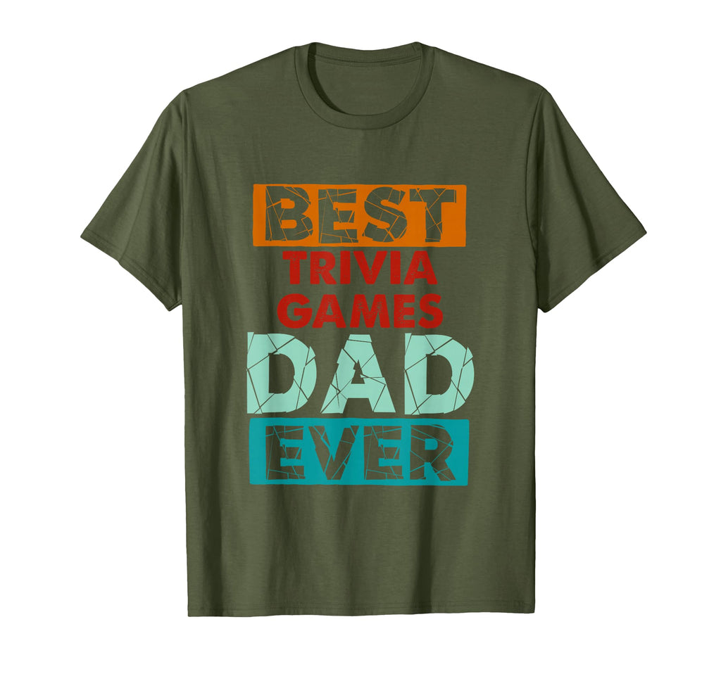 Best Trivia Games Dad Ever Funny Trivia T-Shirt - Graphic Print Unisex - T-Shirt, Sweatshirt, Hoodie