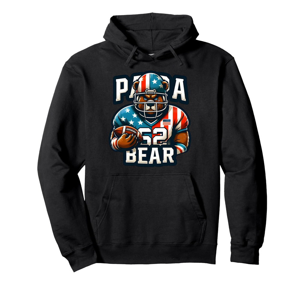 Papa Bear Gifts Funny Birthday Fun Gift Dad Hoodie - Graphic Print Unisex - T-Shirt, Sweatshirt, Hoodie