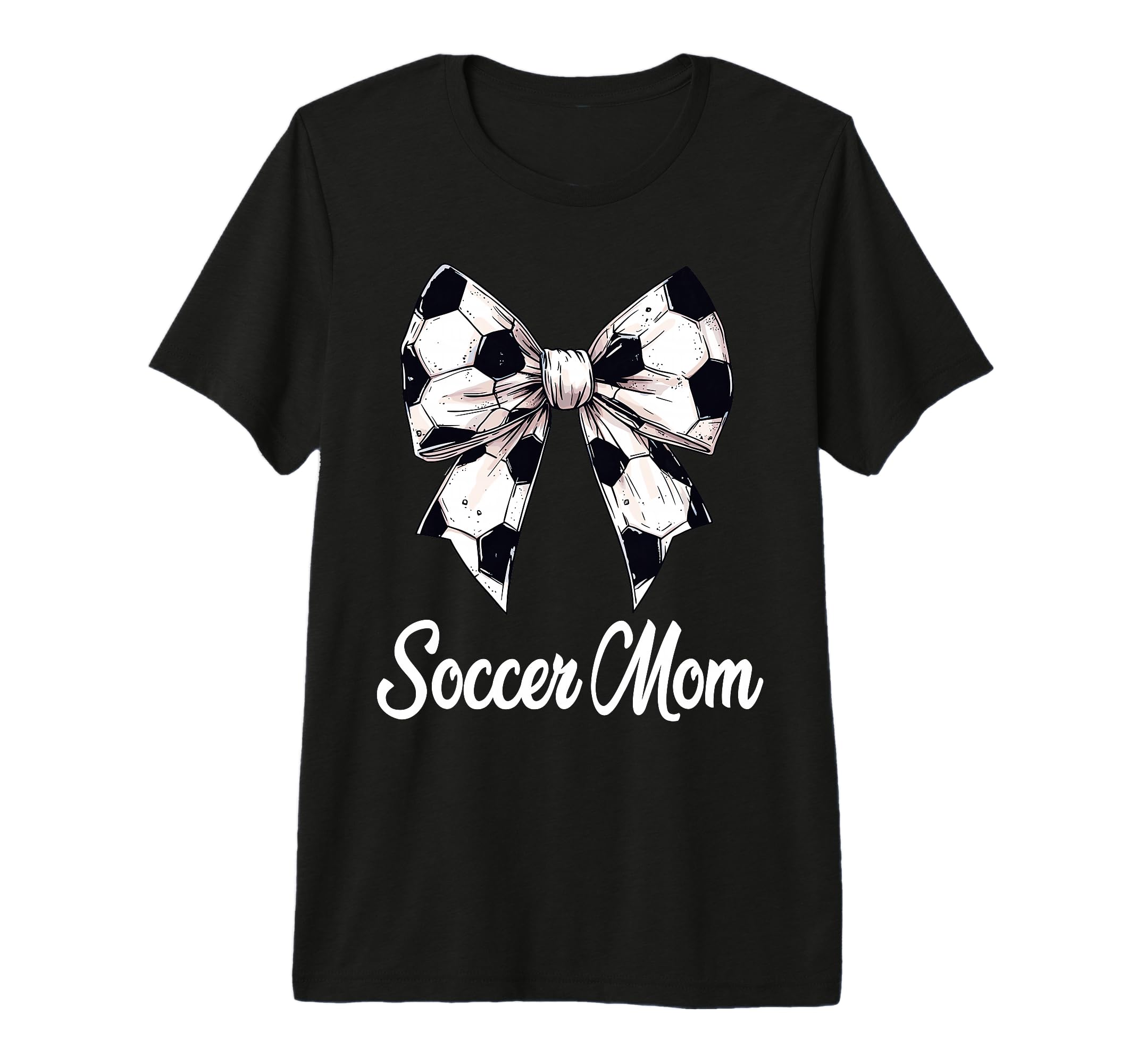 Soccer Mom Coquette Bow Soccer T-Shirt - Aesthetic Graphic Men Women - T-Shirt, Sweatshirt, Hoodie