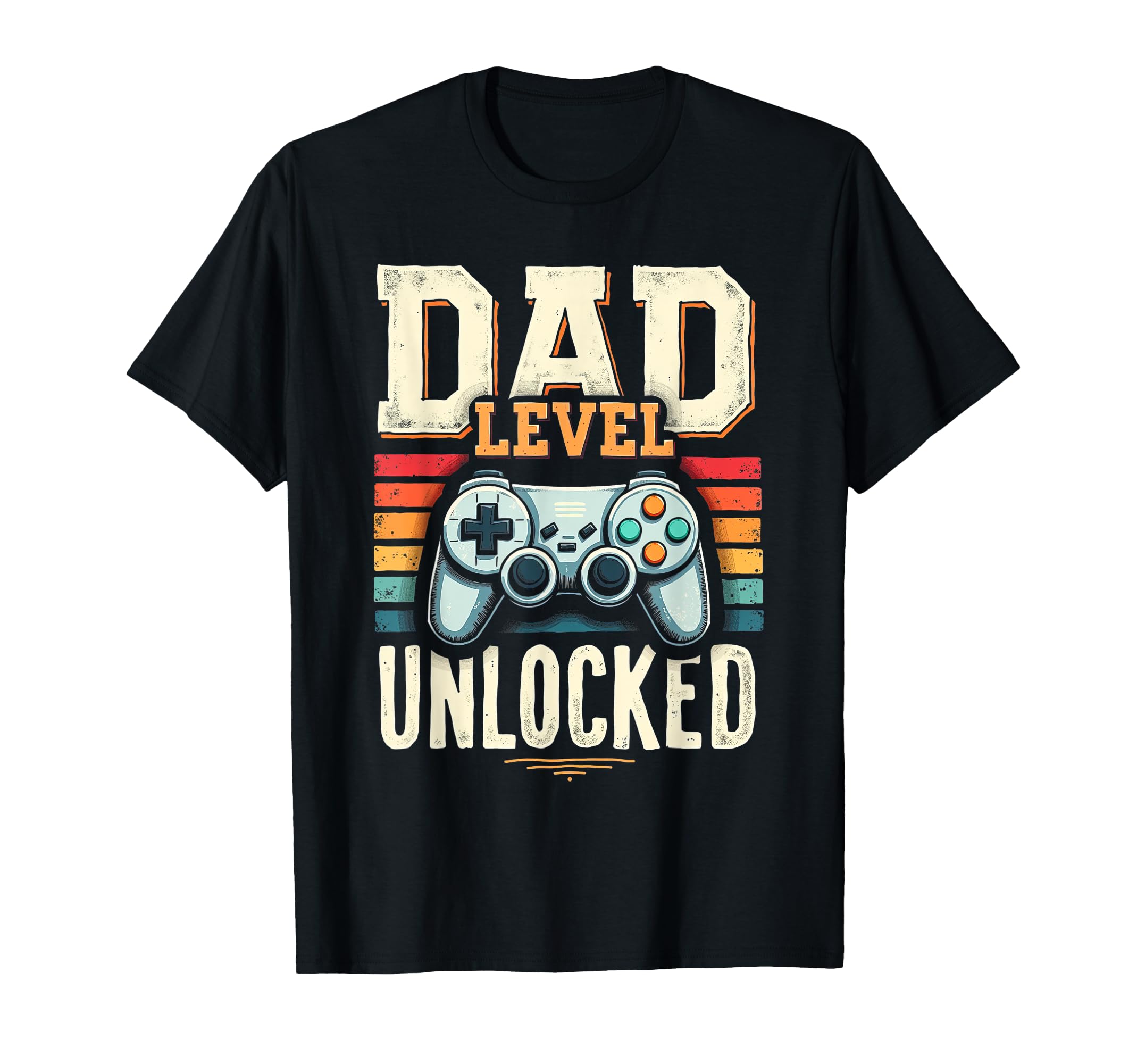 Dad Level Unlocked Funny Gamer Dad T-Shirt - Novelty Apparel Unisex - T-Shirt, Sweatshirt, Hoodie