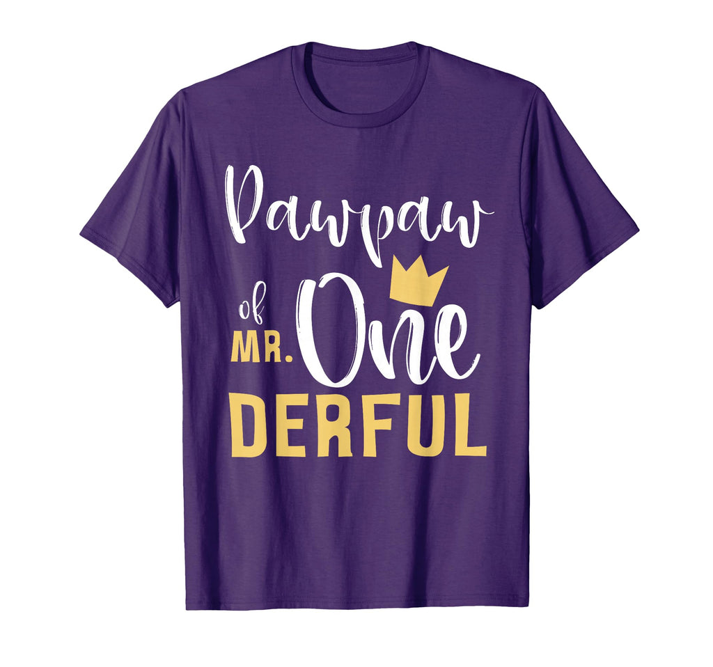 Pawpaw Mr Onederful 1St Birthday T-Shirt - Fun Novelty Design for Adults - T-Shirt, Sweatshirt, Hoodie
