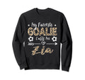 My Favorite Goalie Calls Me Zia Sweatshirt - Trendy Graphic for Adults - T-Shirt, Sweatshirt, Hoodie