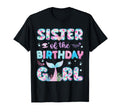 Sister Birthday Mermaid Family Matching T-Shirt - Aesthetic Graphic Unisex - T-Shirt, Sweatshirt, Hoodie