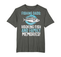 Fishing Dads Hooking Fish And Family T-Shirt - Custom Art Print for Adults - T-Shirt, Sweatshirt, Hoodie