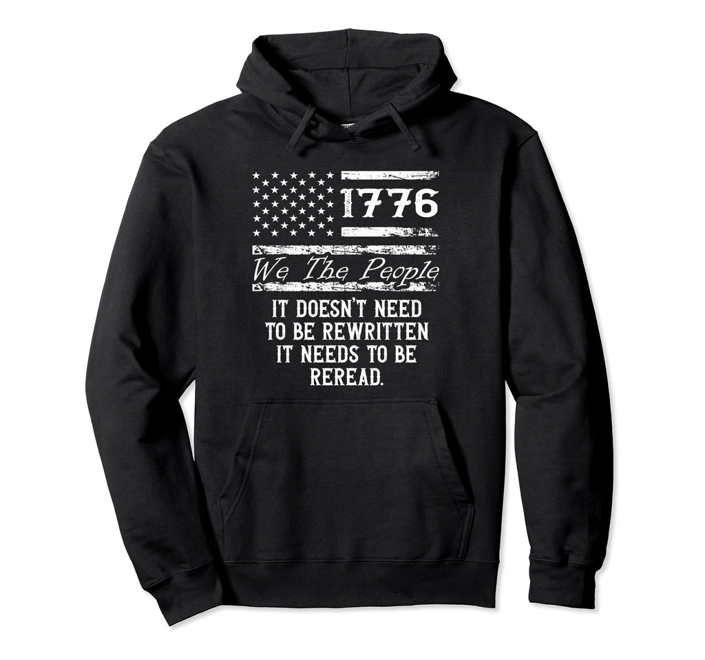 1776 We People It American Flag Hoodie - Aesthetic Graphic for Adults - T-Shirt, Sweatshirt, Hoodie