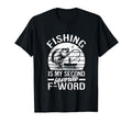 Funny Fishing Is My Second Favorite T-Shirt - Minimalist Print for Adults - T-Shirt, Sweatshirt, Hoodie