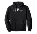 Heartbeat Soccer Player Ball Hoodie - Casual Everyday Wear Men Women - T-Shirt, Sweatshirt, Hoodie