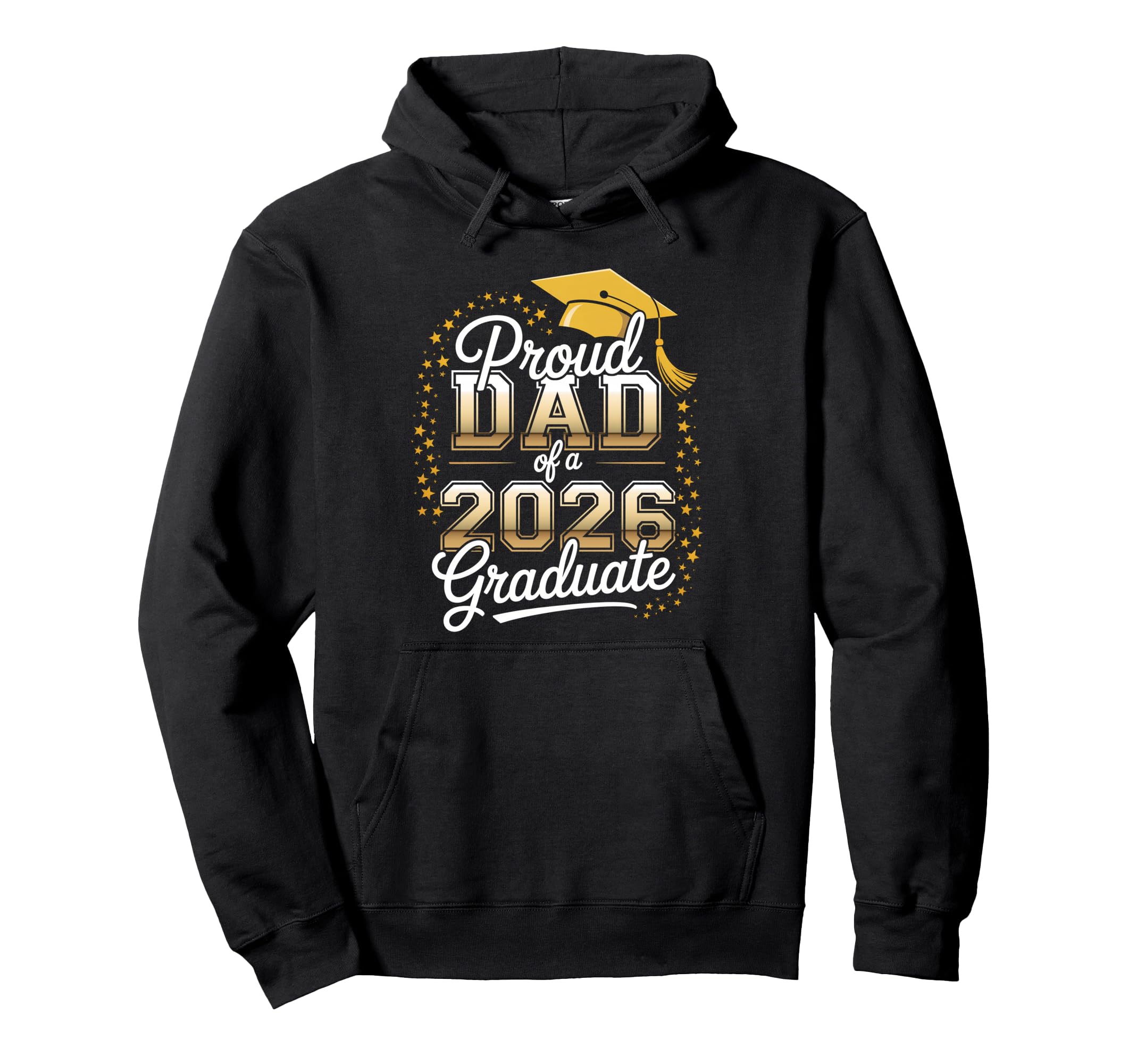 Proud Dad 2026 Graduate Senior Graduation Hoodie - Trendy Graphic Unisex - T-Shirt, Sweatshirt, Hoodie