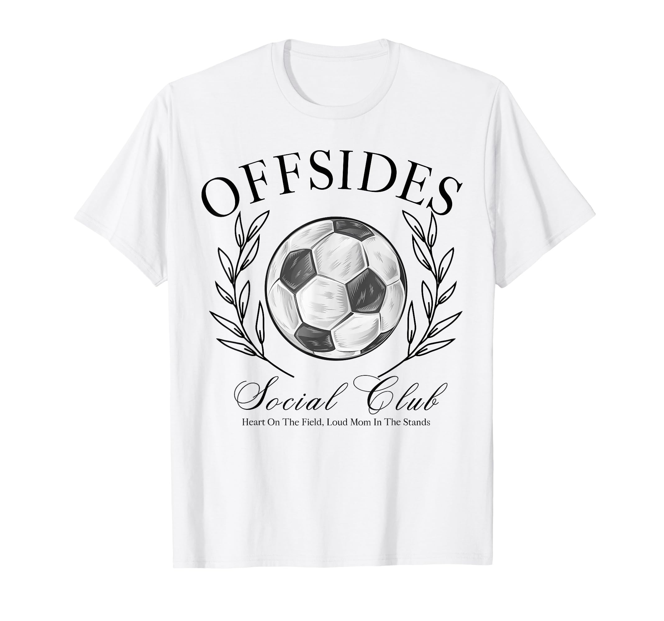 Offsides Social Club Heart Field Loud T-Shirt - Novelty Apparel for Adults - T-Shirt, Sweatshirt, Hoodie